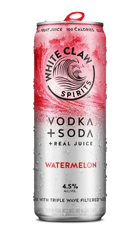 White Claw Vodka, Vodka Martinis, Negroni Sbagliato, Beverage Ideas, New Drink, White Claw, Vodka Soda, Premium Vodka, Water Poster