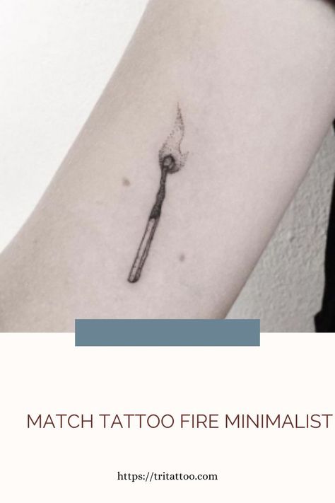 Match Tattoo Fire Minimalist|Match Tattoo Match Tattoo Fire, Book Tattoo, Tattoo Fire, Free Tattoo, Match Tattoo, Hair Envy, Flame Tattoos, Tattoo Styles, Fire Tattoo