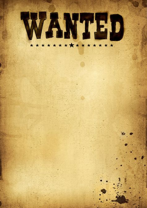 Wanted Poster Wanted Background, Cowboy Party Invitations, Wanted Template, Cowboy Images, Poster School, Poster Template Free, Indian Theme, Western Birthday, Wanted Poster