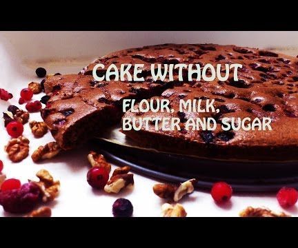 Cake without flour, milk, sugar and butter Cake Recipes Without Milk, Cake Without Flour, Birthday Cake Alternatives, Healthy Cakes, Healthy Milk, Milk And Sugar, Easy Butter, Healthy Cake Recipes, Vegan Cakes