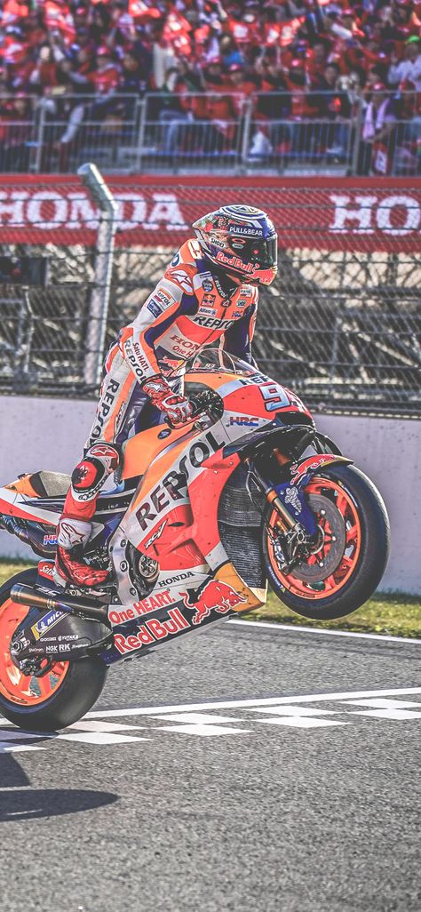 Marc Marquez Repsol Honda - MotoGP iPhone Wallpaper Motor Wallpaper Motorcycles, Motorbike Wallpaper Iphone, Wheelie Wallpaper, Marc Marquez Aesthetic, 93 Marc Marquez Wallpaper, Bike Wallpaper Iphone, Motogp Motorcycles, Moto Gp Wallpapers, Marc Marquez Wallpapers