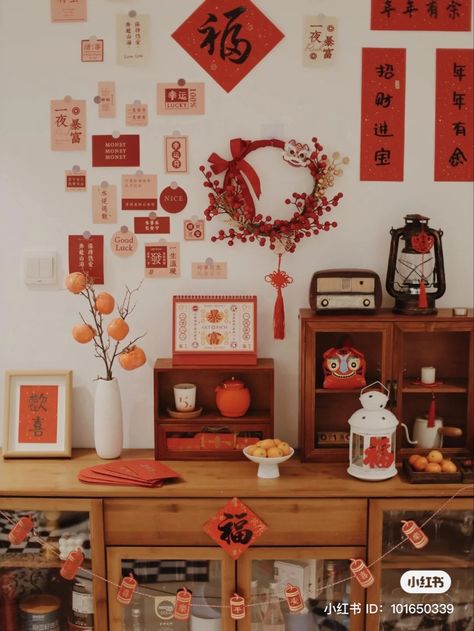 Lunar New Year Display, Chinese Lunar New Year Decoration, Lunar New Year Decorations, Lunar New Year Decoration Home, Decor Tet, Tet Decor, Chinese New Year Decor, Tet Holiday, Chinese Festival