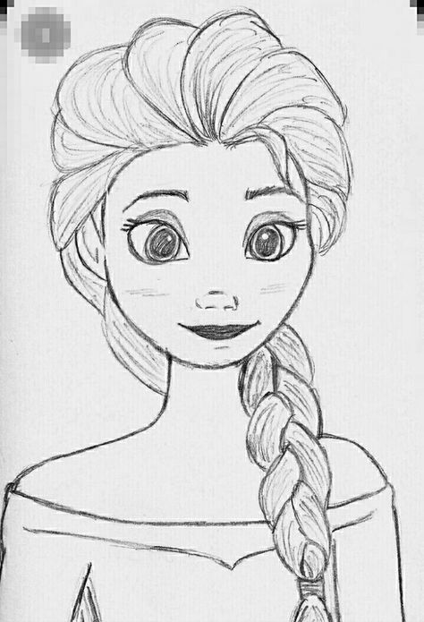 Easy elsa drawing 😍😍Loved this drawing so much Easy Elsa Drawing, Elsa Drawing Easy, Sketches Hair, How To Draw Elsa, Organizing House, Elsa Drawing, Hair Drawings, Disney Drawings Sketches, Underwater Painting