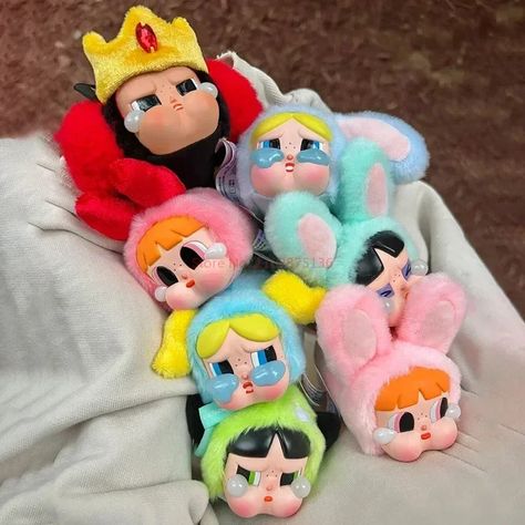 29.47US $ |Crybaby Powerpuff Girls Blind Box Series Vinyl Face Plush Toy Decoration Mysterious Box Action Figures Dolls Trendy Kids Gift| |   - AliExpress Baby Pop, Trendy Toys, Cute Headers For Twitter, Powerpuff Girl, Top Decor, Pop Mart, Girls Series, Girlfriend Birthday, Trendy Kids