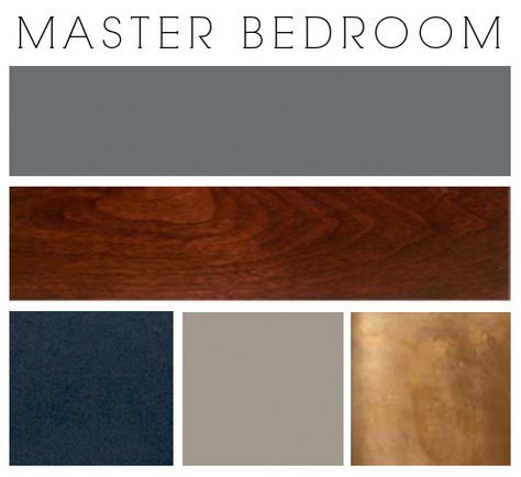 I sort of stumbled upon this color scheme and I really like it - it's unexpected. The walls will be gunmetal gray and there will be spa green as the secondary color (in fabric). Master Bedrooms, Kitchen Colors, Bedroom Colors, Colour Schemes, Room Colors, My New Room, Interior Paint, 인테리어 디자인, Bedroom Makeover