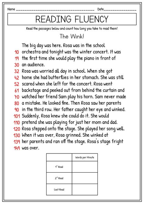 2nd Grade Reading Fluency Passages 3rd Grade Reading And Writing Activities, Second Grade Comprehension Passages Free, 2nd Grade Reading Fluency Passages, 3rd Grade Fluency Passages Free, Fluency Practice 3rd Grade, First Grade Fluency Passages Free, 2nd Grade Fluency Passages Free, First Grade Reading Comprehension Free, Reading Fluency Activities 3rd Grade