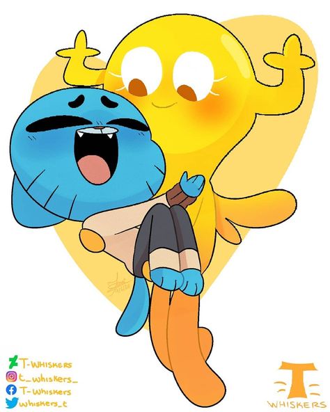 Tawog Penny, Penny Tawog, Gumball X Penny, Bridal Carry, Penny Fitzgerald, Fictional Species, Duo Eyes, Gumball Image, Gumball Watterson