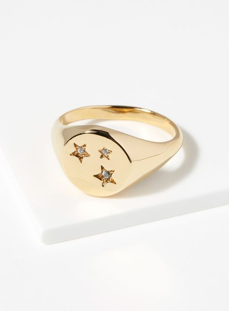 Female Signet Ring, Signant Ring Women, Female Signet Ring Gold, Signant Ring, Elegant Star-shaped Signet Ring For Gift, Celestial Style Diamond Signet Ring In Yellow Gold, Jw Images, Luxury Gold Star-shaped Signet Ring, Solomons Ring