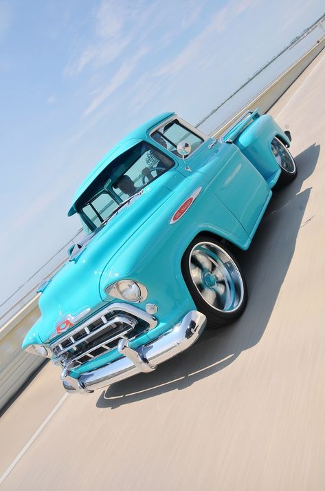 Custom Wheels Trucks, 57 Chevy Trucks, Chevrolet 3100, Vintage Pickup Trucks, Custom Chevy Trucks, Chevy Pickup Trucks, Old Pickup Trucks, Classic Pickup Trucks, 1957 Chevrolet