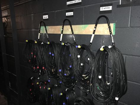 Guitar Cable Storage, Cable Organization Storage, Production Ideas, Dream Farm, Harbor Freight, Cable Storage, Home Studio Music, Storage Stand, Studio Setup