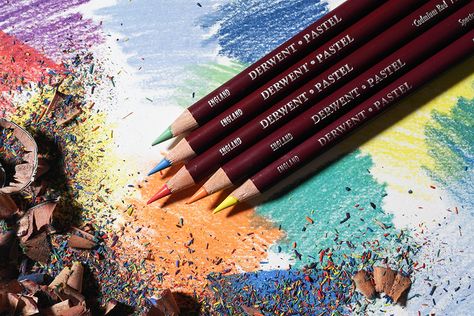 Our Top Tips for Using Derwent Pastel Pencils | Bromleys Art Supplies Pastel Pencils Art, Pastel Pencil Art, How To Use Pastels, Kneadable Eraser, Derwent Pencils, Creating Texture, Blending Tools, Paper Dress, Pastel Pencils