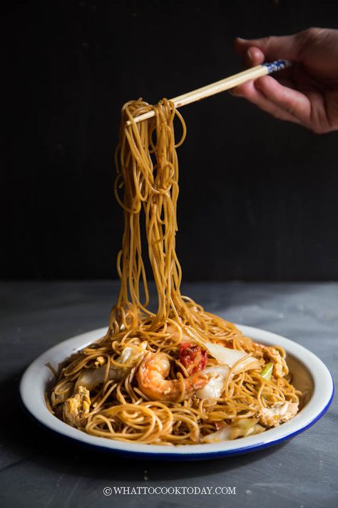 Malaysian Noodles, Bakmi Jawa, Vegetarian Dim Sum, Soto Mie, Mie Rebus, Asian Noodle Dishes, Foreign Food, New Year's Eve Recipes, Asian Noodles