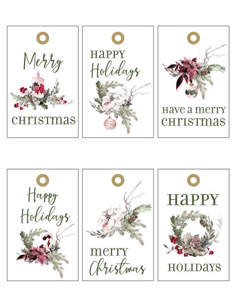 Christmas Gift Tags | Looking to customize your wrapped holiday gifts and packages? These Christmas gift tag printables will add a special flair to your Christmas gifts. ----- #designthusiasm #christmasgifttags #christmasgifttagprintables #DIYchristmasgifttags #handmadechristmasgifttags #christmasgiftwrapping #freegifttagprintables #gifttagprintables Christmas Gift Tags Free Printable, Gift Tags Free Printable, Diy Christmas Gift Tags, Gift Tag Template Free, Free Christmas Tags Printable, Christmas Printable Labels, Christmas Gift Tags Template, Free Printable Christmas Gift Tags, Christmas Gift Tags Free