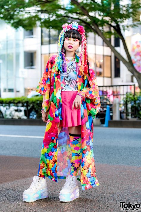 Kawaii Harajuku Street Styles w/ ACDC Rag, Listen Flavor, Super Lovers, LEGO, YRU & Yosuke Listen Flavor, Decora Style, Decora Fashion, Decora Harajuku, Harajuku Street Fashion, Harajuku Decora, Acdc Rag, Harajuku Street Style, How To Have Style