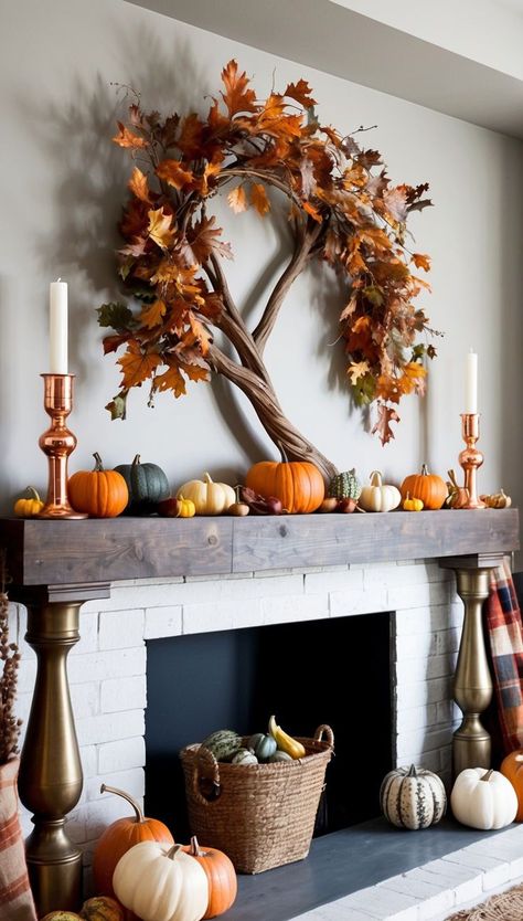 Discover stunning fall Thanksgiving decor ideas with this curated Amazon list! Transform your space with fall front porch decor, beautiful fall arrangements, and easy fall decor solutions. Elevate your dining experience with elegant fall table centerpieces and fall table decor. Embrace the season with cozy and stylish autumn decorating touches. #Affiliate #FallDecor #ThanksgivingDecor #FallCenterpieces #FallFrontPorchDecor Fall Mantel Decorating Ideas, Autumn Mantel, Shark Printables, Amazon Fall Decor, Mantel Decorating Ideas, Amazon List, Mantel Decorating, Mantel Ideas, Fall Table Centerpieces