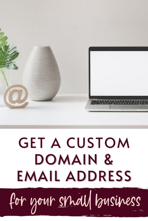 Custom business domain and email address for small business Business Email Address, Professional Email, Shopify Business, Business Email, Business Emails, Best Email, Business Venture, Business Pages, How To Set Up