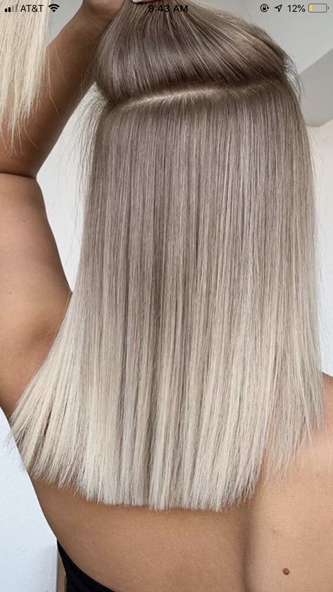 Platinový Blond, Blond Cenușiu, Blonde Hair Transformations, Icy Blonde Hair, Silver Blonde Hair, Ombre Hair Blonde, Cool Blonde Hair, Blonde Hair Inspiration, Light Hair Color