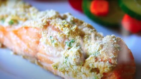 Bake Your Salmon Under A Slab Of Cream Cheese And Thank Us Later - Chowhound Salmon With Cream Cheese, Fish Recipes For Kids, Mustard Cream Sauce, Recipe With Cream Cheese, Baked Salmon Recipe, Bagel Toppings, Salmon Cream Cheese, Healthy Salmon Recipes, Easy Fish Recipes