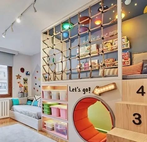 Baby Bedroom Design, Indoor Playroom, Cool Kids Bedrooms, Kids Playroom Decor, Kids Bedroom Inspiration, Playroom Design, Kids Interior Room, Bedroom Design Ideas, Play Areas