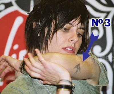 Shanes bird tattoo Shane L Word, Leisha Hailey, Kate Moennig, Katherine Moennig, Luke Danes, L Word, Sarah Shahi, The L Word, Bird Tattoo