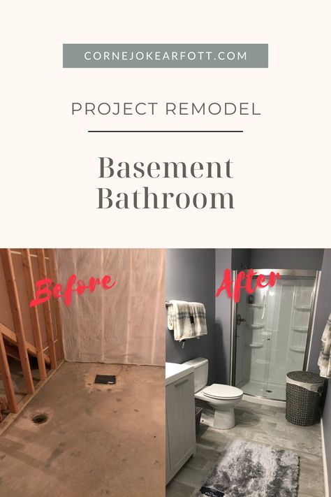 Upflush Bathroom Basements, Basement Bathroom Addition, Basement Bathroom Plumbing, Unfinished Basements, Bathroom Flooring Options, Bathroom Addition, Shower Inserts, Unfinished Basement, Basement Bathroom