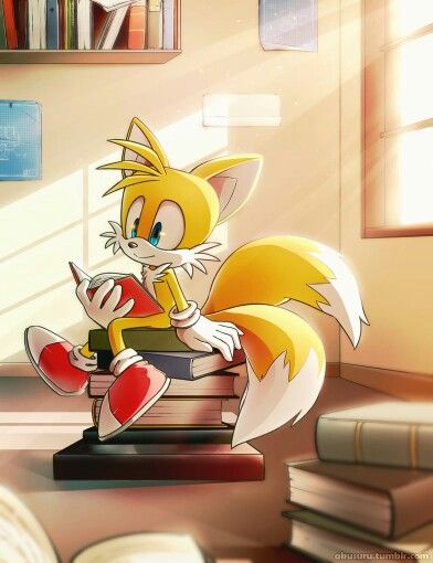 THIS IS MY FAVORITE PICTURE OF TAILS!!!! He's so CUTE!!! Miles Tails Prower, Sonic, The Story, Computer, Deviantart, Books, Red, Art