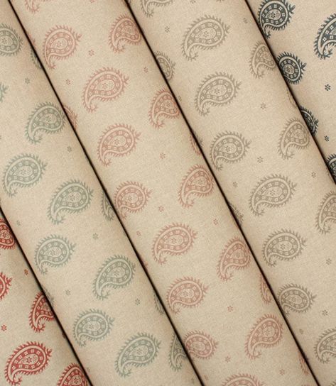 Paisley Curtains, Paisley Motif, Stylish Curtains, Paisley Fabric, Indigo Fabric, Fabric Red, Contemporary Fabric, Beautiful Curtains, Curtains Blinds