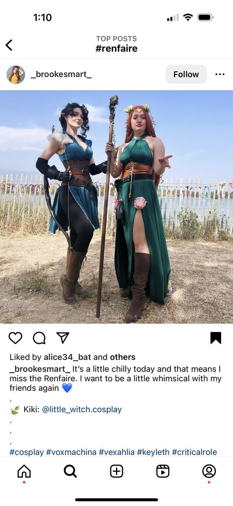 Vex And Keyleth, Vex'ahlia Cosplay, Vexhalia Cosplay, Vex'alia Vox Machina, Vox Machina Vex'ahlia, Vex Critical Role, Vox Machina Cosplay, Vex Cosplay, Keyleth Cosplay