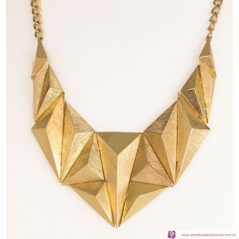 geometric necklace Maths Project, Geometric Accessories, Origami Necklace, Architectural Jewelry, Arabic Jewelry, Smart Jewelry, Body Adornment, Jewellery Sketches, Geometric Necklace