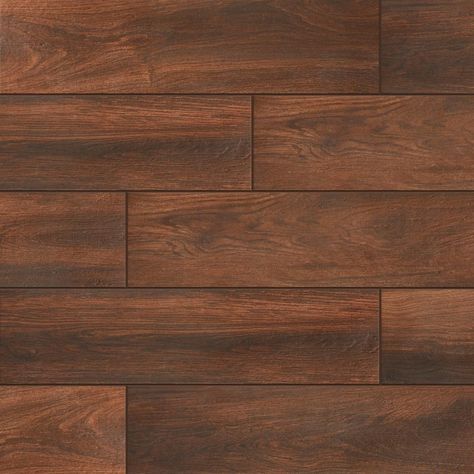 Daltile EverMore Autumn Wood 6 in. x 24 in. Porcelain Floor and Wall Tile (14.55 sq. ft. / case)-EM06624HD1PR - The Home Depot Porcelain Wood Tile Bathroom, Outdoor Wood Flooring, Porcelain Wood Tile Floor, Wood Tile Bathroom, Hardwood Tile Floor, Porcelain Wood Tile, Ceramic Floor Tile, Wood Tile Floors, Patterned Floor Tiles