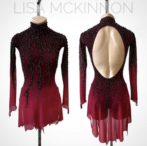 josephine lee’s o fortuna by lisa mckinnon Lisa Mckinnon Skating Dress, Lisa Mckinnon, Kaori Sakamoto, Ice Dance Dresses, Competition Skating Dress, Irish Dance Costume, Ice Skating Costumes, Skating Competition, Figure Skating Competition Dresses