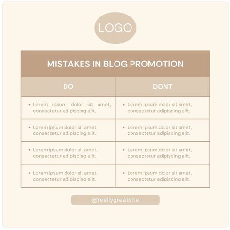 Beige Aesthetic Table Mistakes Instagram Post by Anka Drozd Canva Template Aesthetic Table, Table Template, Beige Aesthetic, Instagram Post Template, Post Templates, Canva Templates, Canva Template, Instagram Post, ? Logo