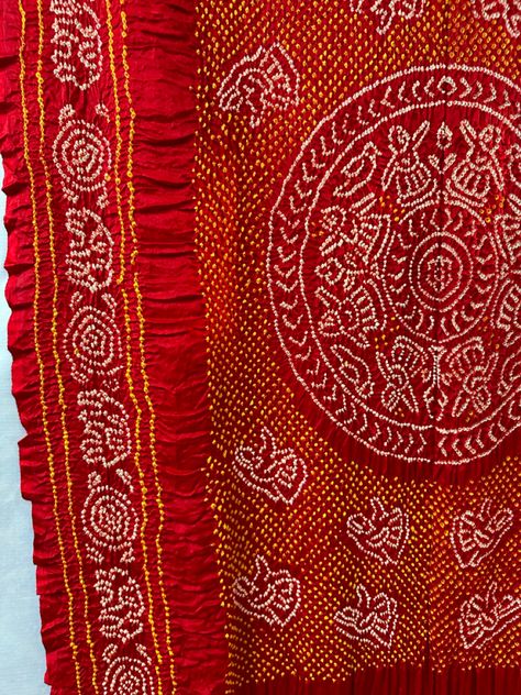 Heritage Of Vanza Bandhani Saree Rajkot Gujarat 9879333531 Bandhani Saree, Indian Weddings, Bridal Saree, Indian Design, Saree Collection, Indian Outfits, Saree Designs, Indian Fashion, Indian Wedding