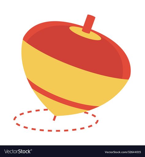 Spinning Top Illustration, Top Illustration, Spinning Top Toy, Spinning Top, Flat Style, Png Images, Spinning, To Play, Adobe Illustrator