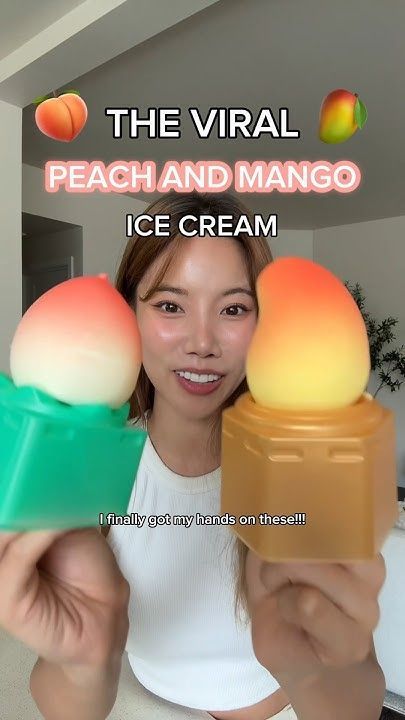 TASTE TEST: viral peach and mango ice cream!!! 🍑🥭 #foodie #tastetest #viral - YouTube Viral Mango Ice Cream, Peach Snacks, Mango Snacks, Aesthetic Food Art, Mango Recipe, Satisfying Eats, Mango Ice Cream, Peach Ice Cream, Yummy Ice Cream