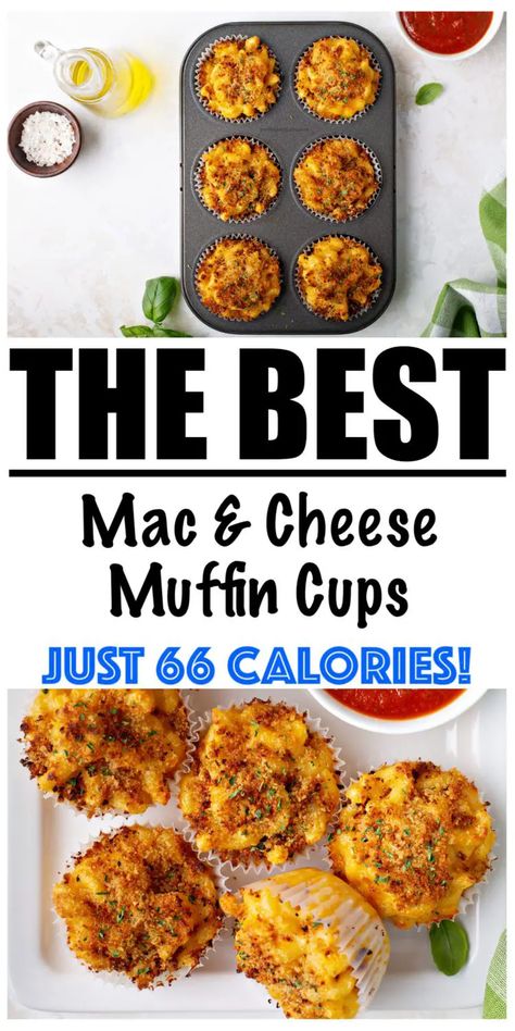 Weight Watchers Mac And Cheese, Low Calorie Mac And Cheese, Max And Cheese, Low Calorie Foods List, Mac And Cheese Muffins, Low Calorie Side Dishes, Healthy Mac And Cheese, Mac And Cheese Healthy, Mac And Cheese Cups