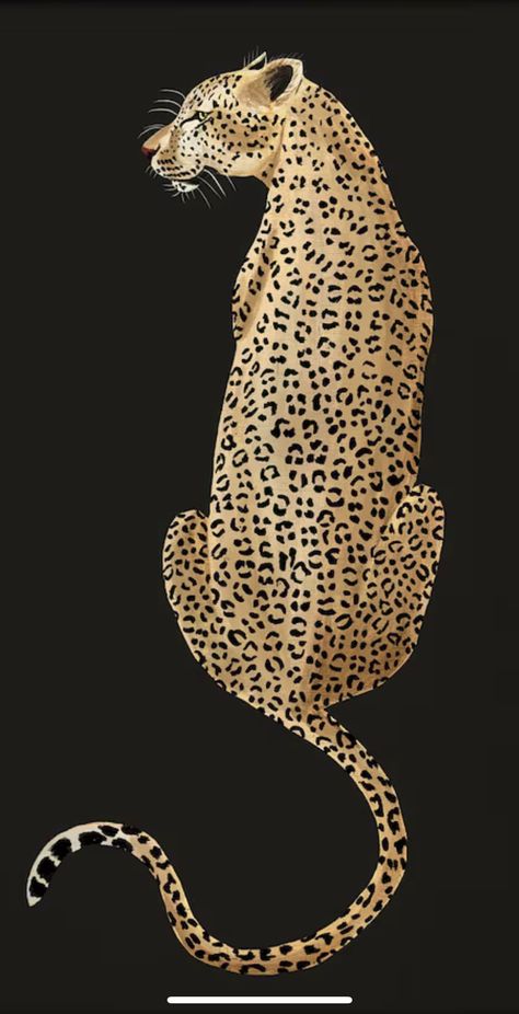 Poster Prints Animals, Leopard Print Painting, Leopard Print Art, Animal Print Wallpaper Iphone, Leopard Art Illustration, Cat Artwork Illustration, Cheetah Painting, Leopard Illustration, Jaguar Art