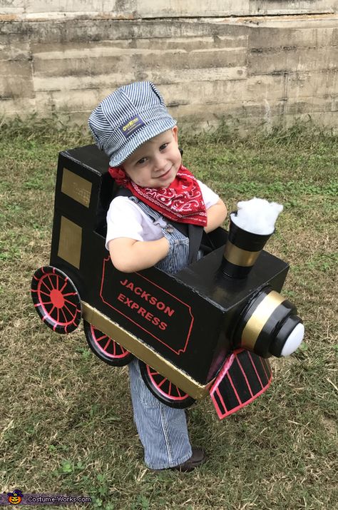 Train Conductor Costume, Diy Train, Train Costume, Toddler Boy Costumes, Halloween Infantil, Trains Birthday Party, Train Party, Train Birthday, Boy Halloween Costumes