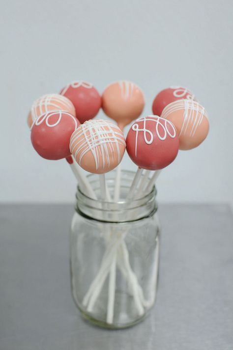 Peach Cake Pops, One Sweet Peach Cake, One Sweet Peach, Dessert Gifts, Peach Cake, Wedding Dessert Table, White Candy, Sweet Peach, Wedding Desserts