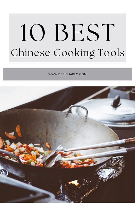 Wok and food, the ten best Chinese cooking tools and utensils Asian Cooking Tools, Best Ice Cream Maker, Best Wok, Asian Meals, Wok Cooking, Kitchen Top, Best Kitchen Tools, Meals At Home, Tasty Meals