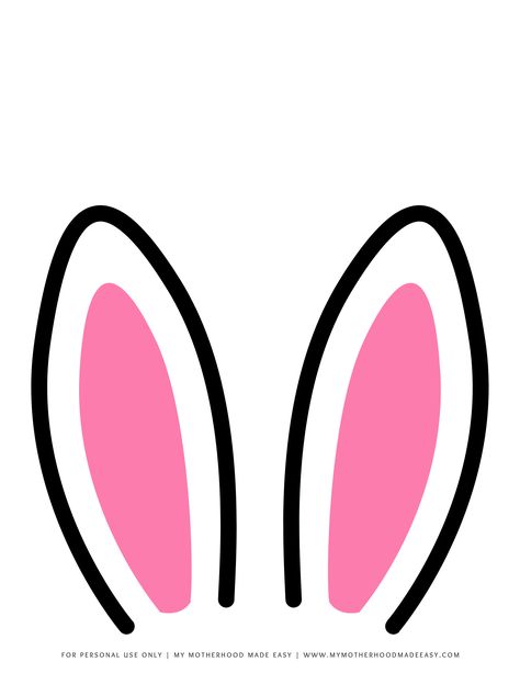 Pink printable easter bunny ears    Looking for printable easter bunny ears for your kids’ Easter craft activity? You’re in luck! Keep reading to learn more about and download our cute printable easter bunny ears. Easter Bunny Ears Template, Bunny Ears Template, Easter Photo Booth, Easter Bunny Ears Headband, Pink Bunny Ears, Crown Clip Art, Easter Craft Activities, Easter Coloring Sheets, Easter Crafts For Toddlers