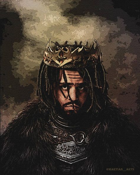 King Cole, J Cole, Reign, Wall Decor, Art Prints, Wall, Photography, Art, Wall Décor