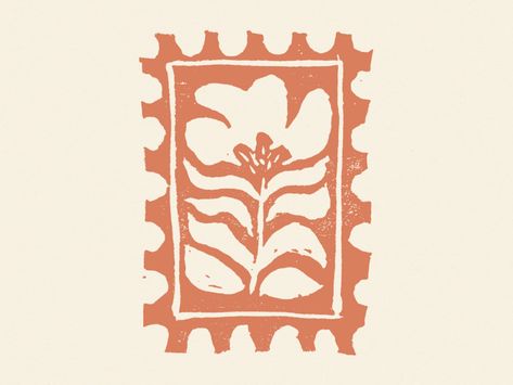 Easy Lino Print Ideas, Flower Block Print, Print Making Designs, Block Print Stamp, Print Stamp, Color Terracota, Linoleum Print, Lino Art, Block Painting