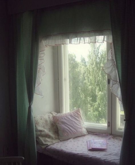 Window Seat Aesthetic, Window Seat, A Book, Bedroom, Bed