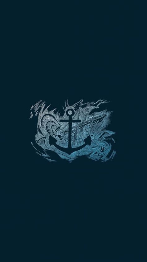 Aesthetic Minimalist Blue, Anchor Aesthetic, Us Navy Wallpaper, Noel Wallpaper, Sailing Wallpaper, Blue Phone Wallpaper, Settle Wallpapers, J Letter Images, Never Settle Wallpapers