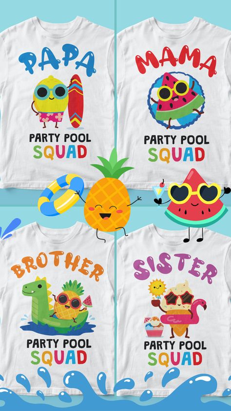 Pool Party Photo Booth, Water Park Party, Summer Pool Party Decorations, Pool Cake, Party Games Birthday, Bday Party Kids, Games Photo, Pool Party Kids, Party Decorations Kids