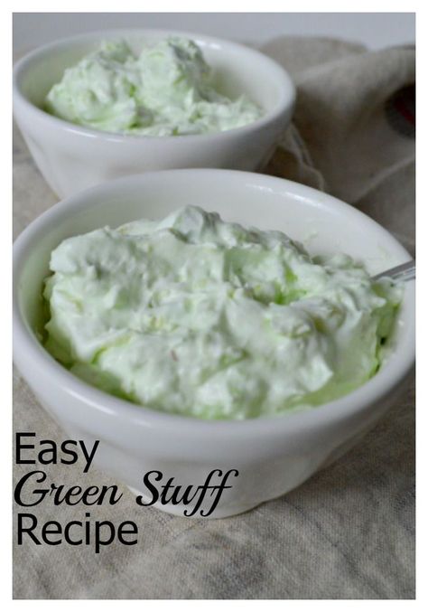 So easy to do "Green Stuff" recipe. http://chatfieldcourt.com Pistachio Ambrosia, Pistachio Pudding Salad, Pickled Eggs Recipe, Pistachio Dessert, Pistachio Salad, Fluff Desserts, Pistachio Pudding, Jello Salad, Ambrosia Salad