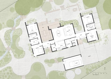 Owl Woods Passive House - Contemporary - Other - by Talina Edwards Architecture | Houzz AU Passive House Floor Plans, Bush Cabin, House In Australia, Multigenerational House, House Contemporary, Heat Recovery Ventilation, Rural House, Biophilic Design, Garage Apartment