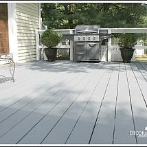 Deck Over by Behr - New paint for the back deck.  We are doing this soon!  Can't wait! Gray Deck Stain, Painting A Deck, Gray Deck, Yard Makeover, Deck Stain, Laying Decking, Deck Makeover, Concrete Patios, Patio Pavers Design