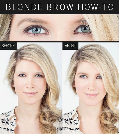 Blonde Eyebrow Makeup, Natural Makeup For Blondes, Eyebrow Makeup Products, Blonde Eyebrows, Eyebrow Makeup Tutorial, Blonde Hair Makeup, Makeup For Blondes, Threading Eyebrows, Best Eyebrow Products